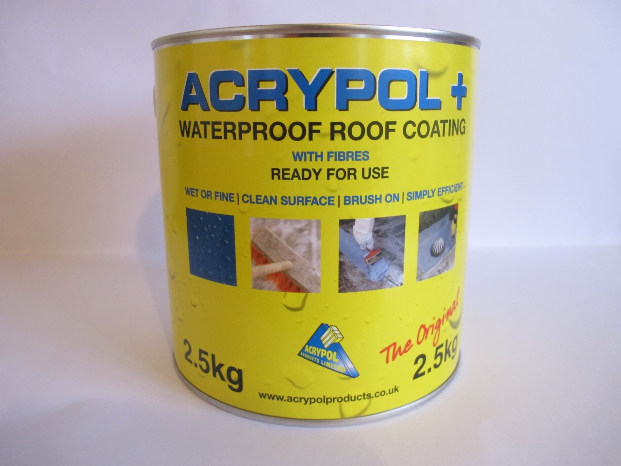 Acrypol+ now in a 2.5kg tin