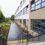 Disused football stadium becomes school