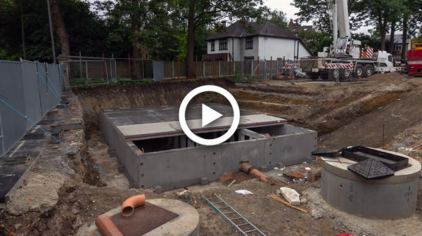 FP McCann Precast Attenuation Tank for Redrow Homes in Wakefield