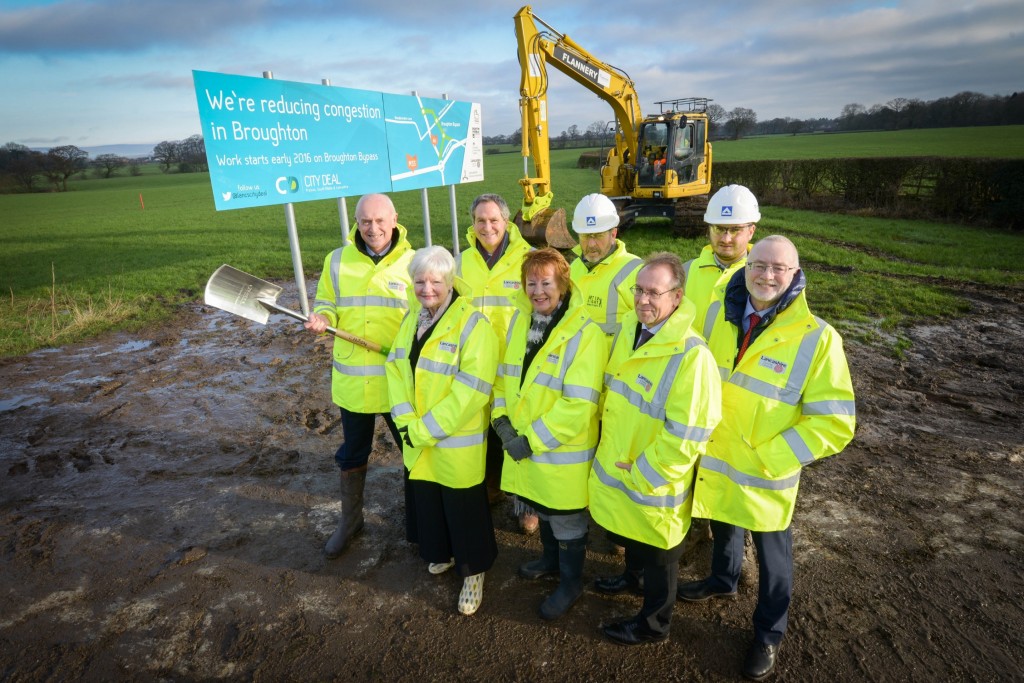 Construction begins on the Broughton Bypass UK Construction Online