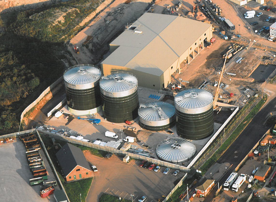 UK’s largest Anaerobic Digestion Plant in Staffordshire, West Midlands