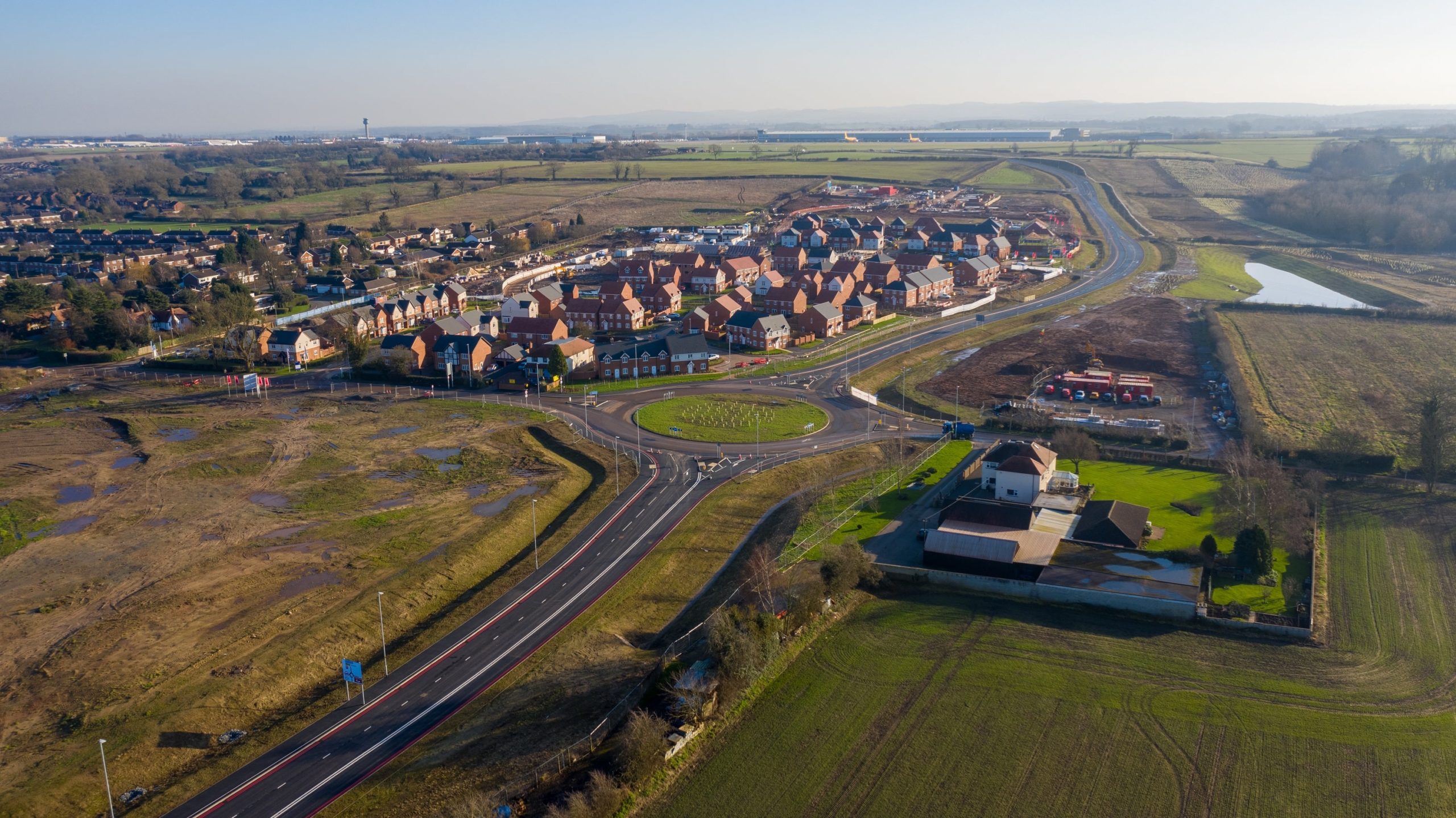 Castle Donnington Relief Road completed in Leicestershire