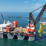 East Anglia THREE offshore converter station jacket beds down in North Sea