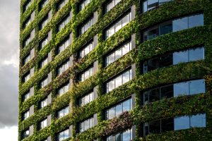 Eden green wall facade