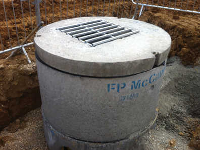 Safety solution for manhole construction on East Sussex housing development