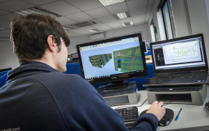 Fusion's design technicians develop models using BIM sofware, to work with offsite systems