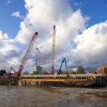 Tideway East Section Barges Ahead