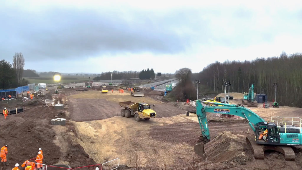 HS2 Timelapse: Marston Box Bridge