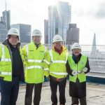 One Crown Place gets topped-out in London