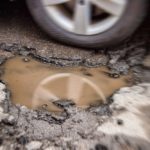 Government spends on repairing potholes
