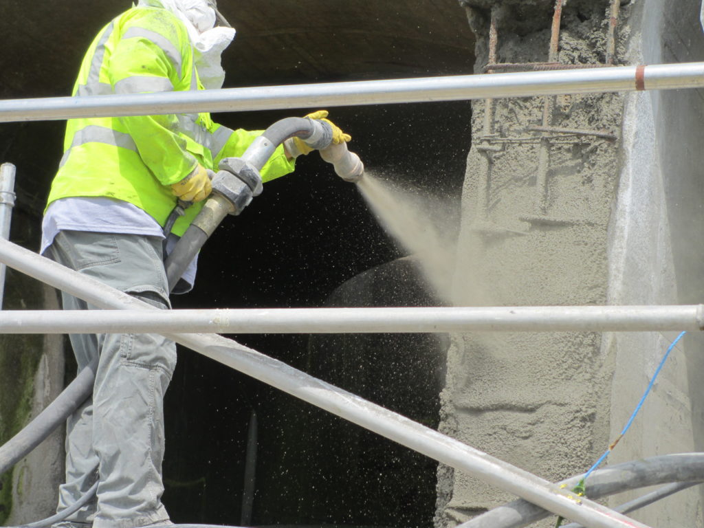 Saint-Gobain Weber - spray concrete repair works
