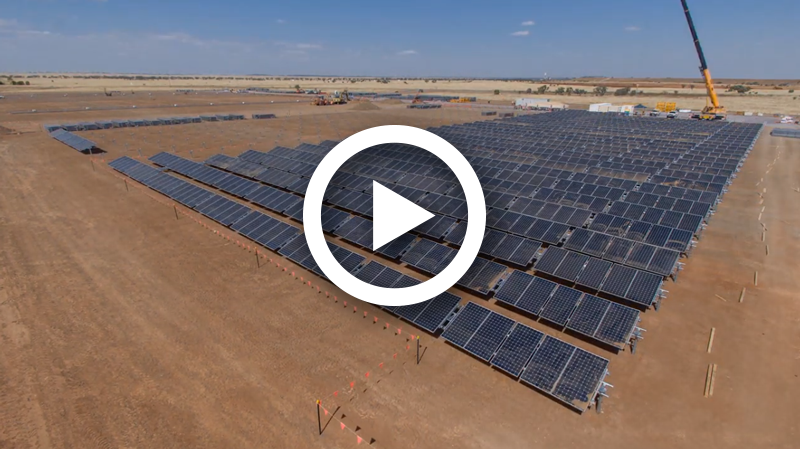 Installing the world’s largest modular and movable solar farm