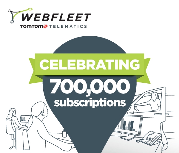 TomTom Telematics surpasses 700,000-vehicle milestone