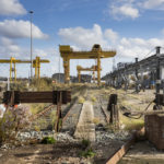 Landmark Willesden cranes removed for HS2 Rail Logistics Hub