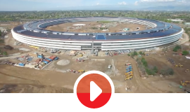 Apple Park – April 2017 drone tour