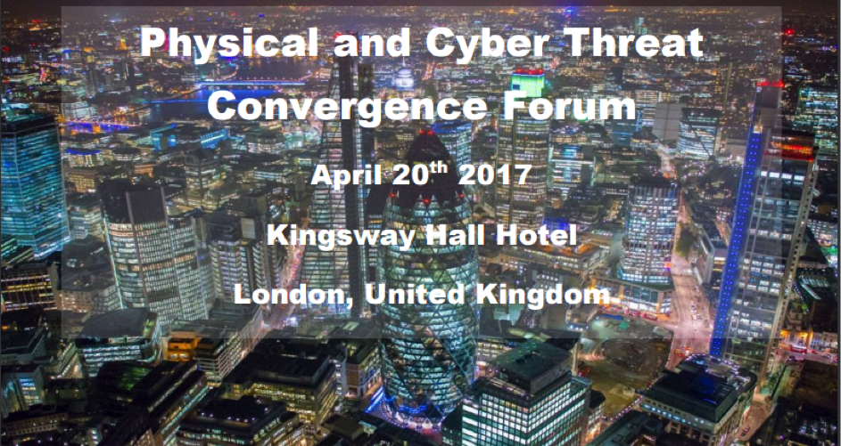 RMD invited as guest speaker at Physical and Cyber Threat Convergence Forum