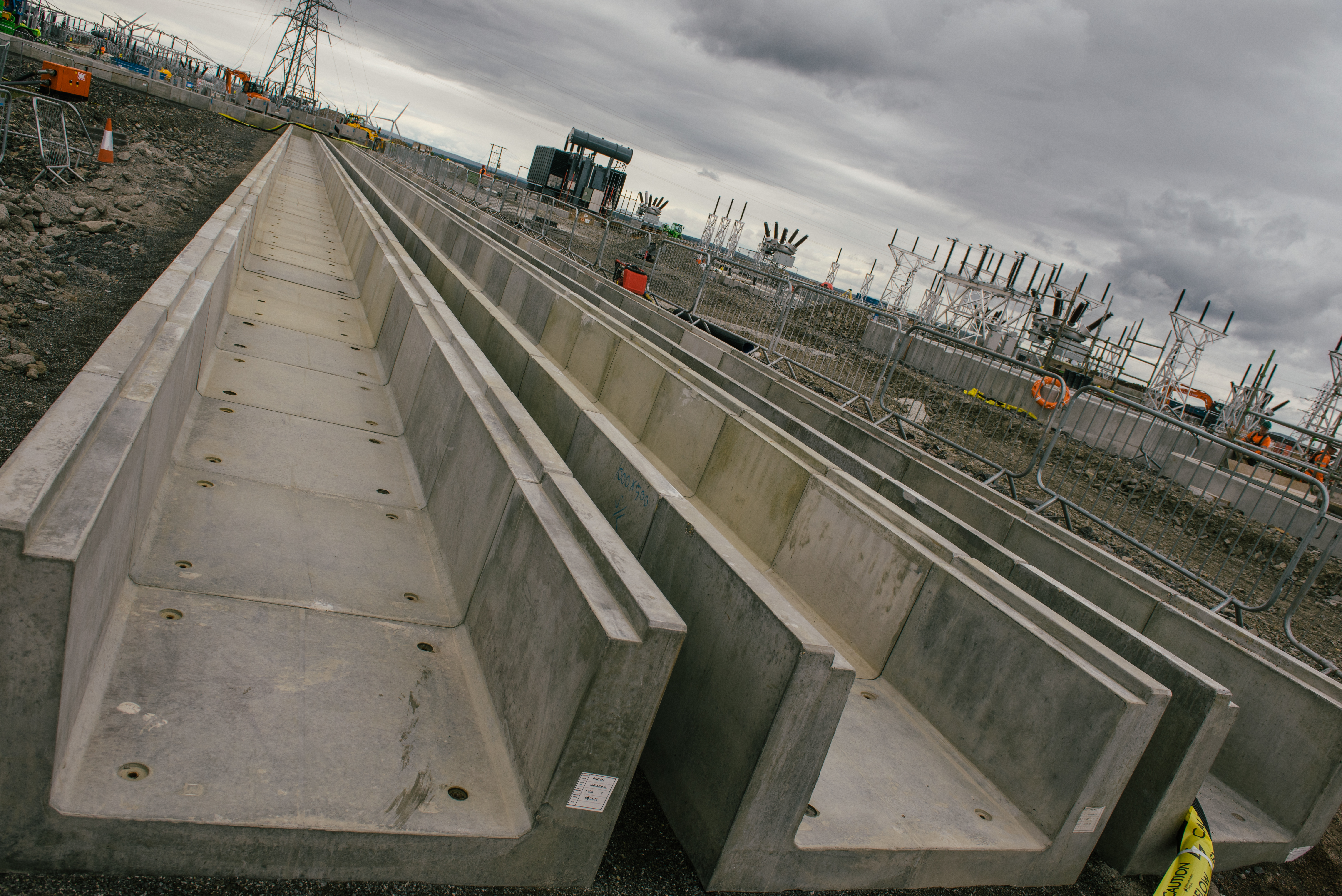 FP McCann’s Fire Walls and Cable Troughs installed on Hornsea Substation
