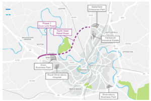 A new multi-million pound relief road, which will provide drivers in Shrewsbury with smoother journeys, has been approved