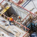 Construction output decreased in February