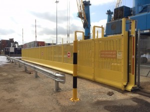 23m custom built tracked gate